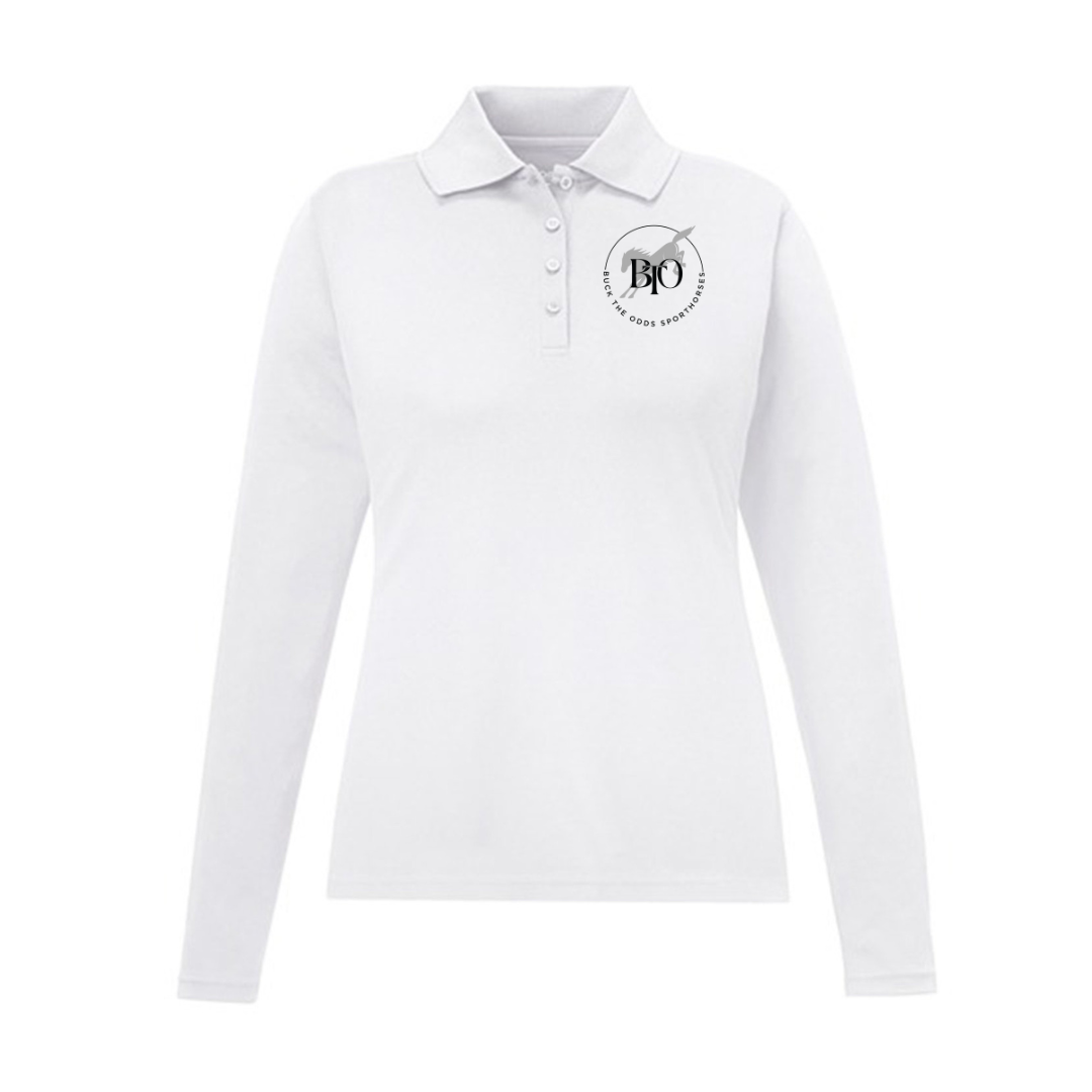 Buck The Odds Long Sleeve Polo