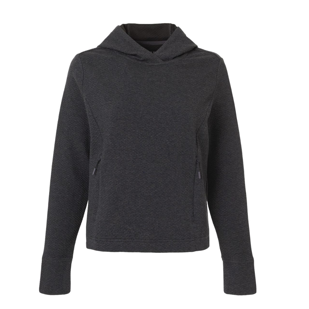 Textured Hooded Pullover