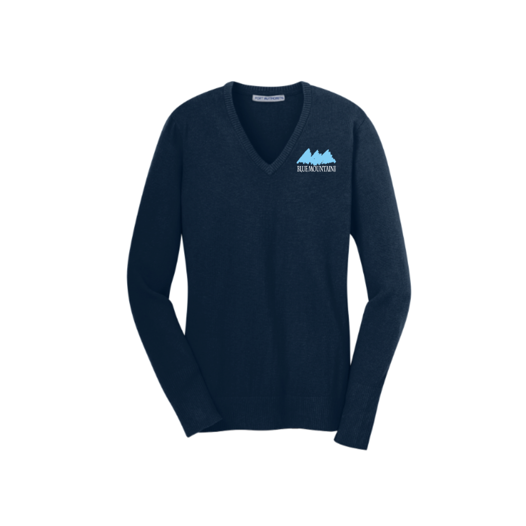 Blue Mountain Farm Ladies Vneck Sweater