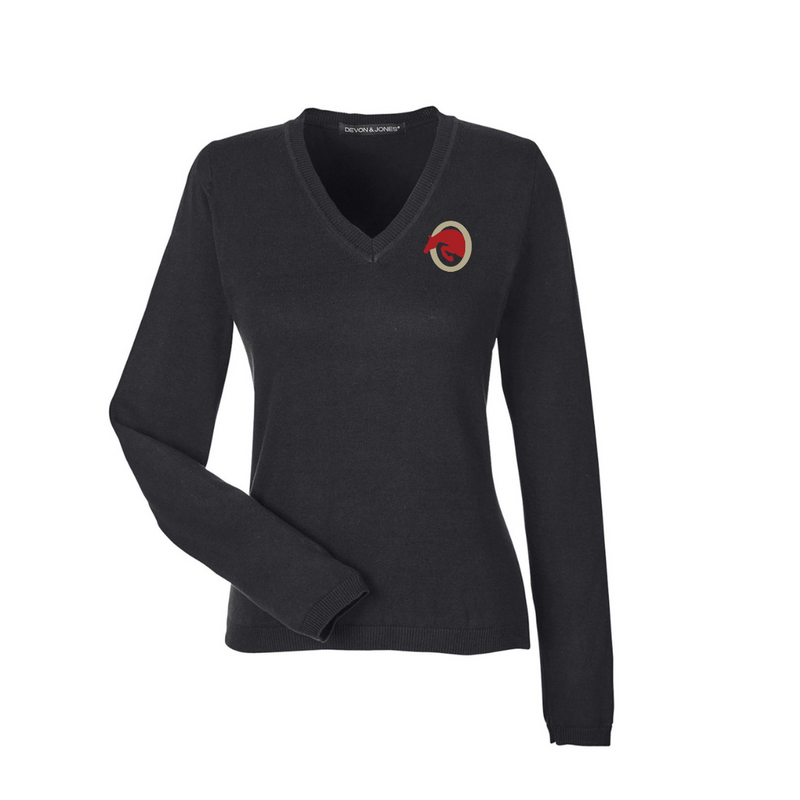 Obsidian Ladies Vneck Sweater