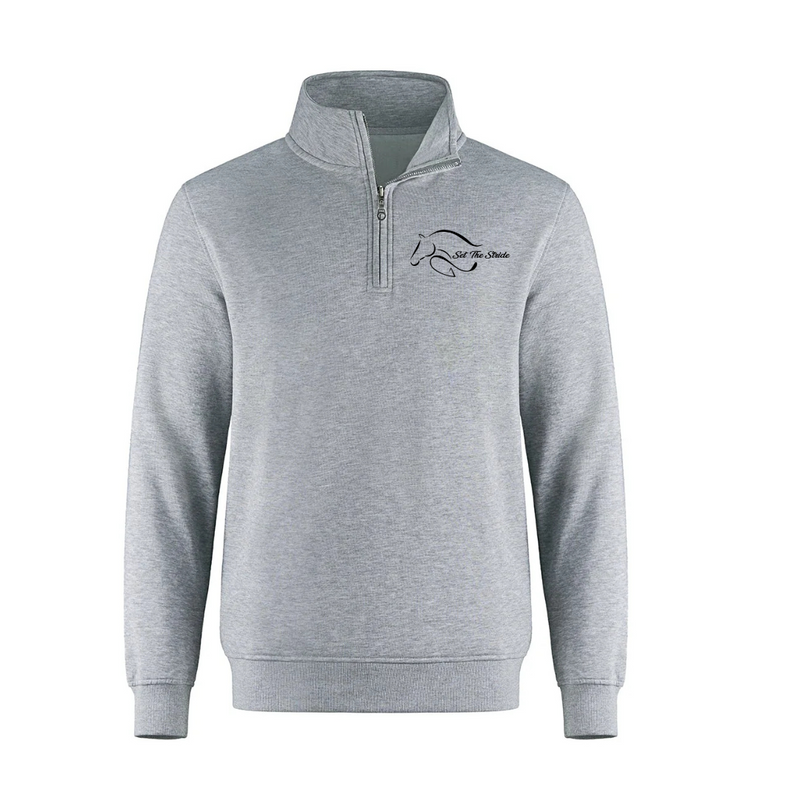 Set the Stride Quarter Zip Sweater