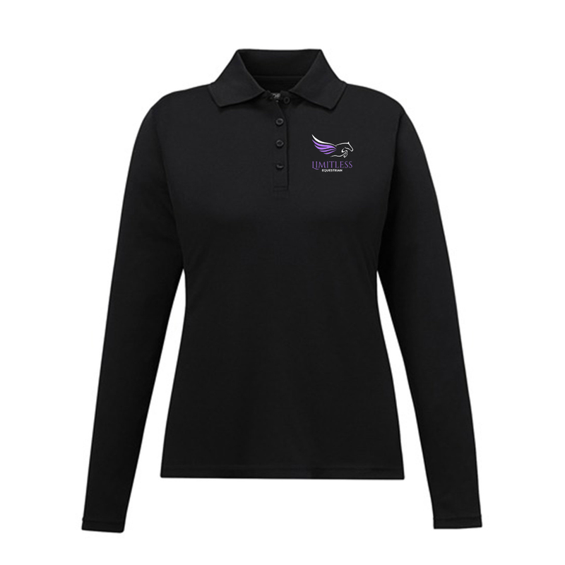 Limitless Equestrian Long Sleeve Polo