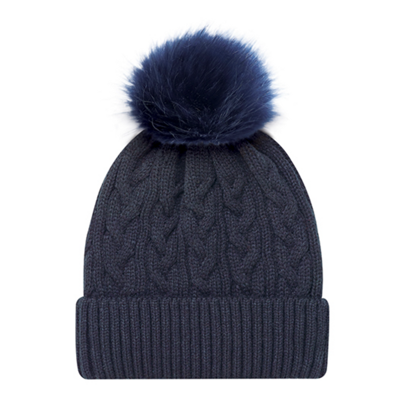 Faux Fur Pom Toque