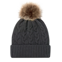 Faux Fur Pom Toque