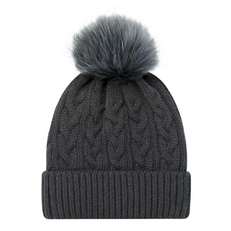 Faux Fur Pom Toque