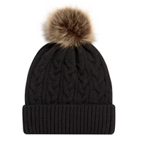 Faux Fur Pom Toque