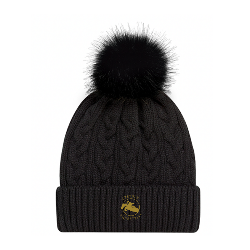 GE Faux Fur Pom Toque