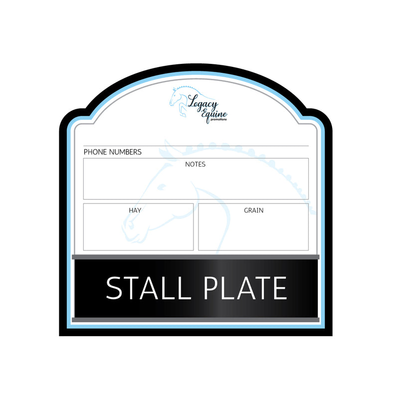 Premium Dry Erase Stall Plaques